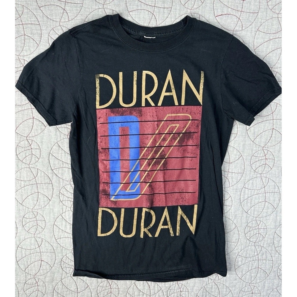 Duran Duran Black Logo Shirt Short Sleeve / Size Small